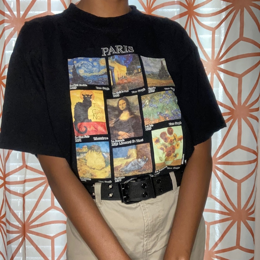 Artsy Paris Paintings shirt